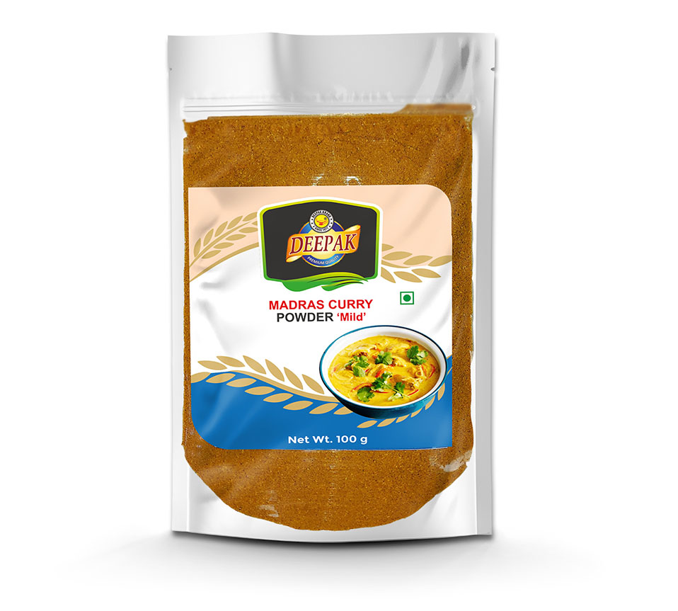 Madras Curry Powder Mild Masala Deepak Brand SS INDIA FOODS PVT