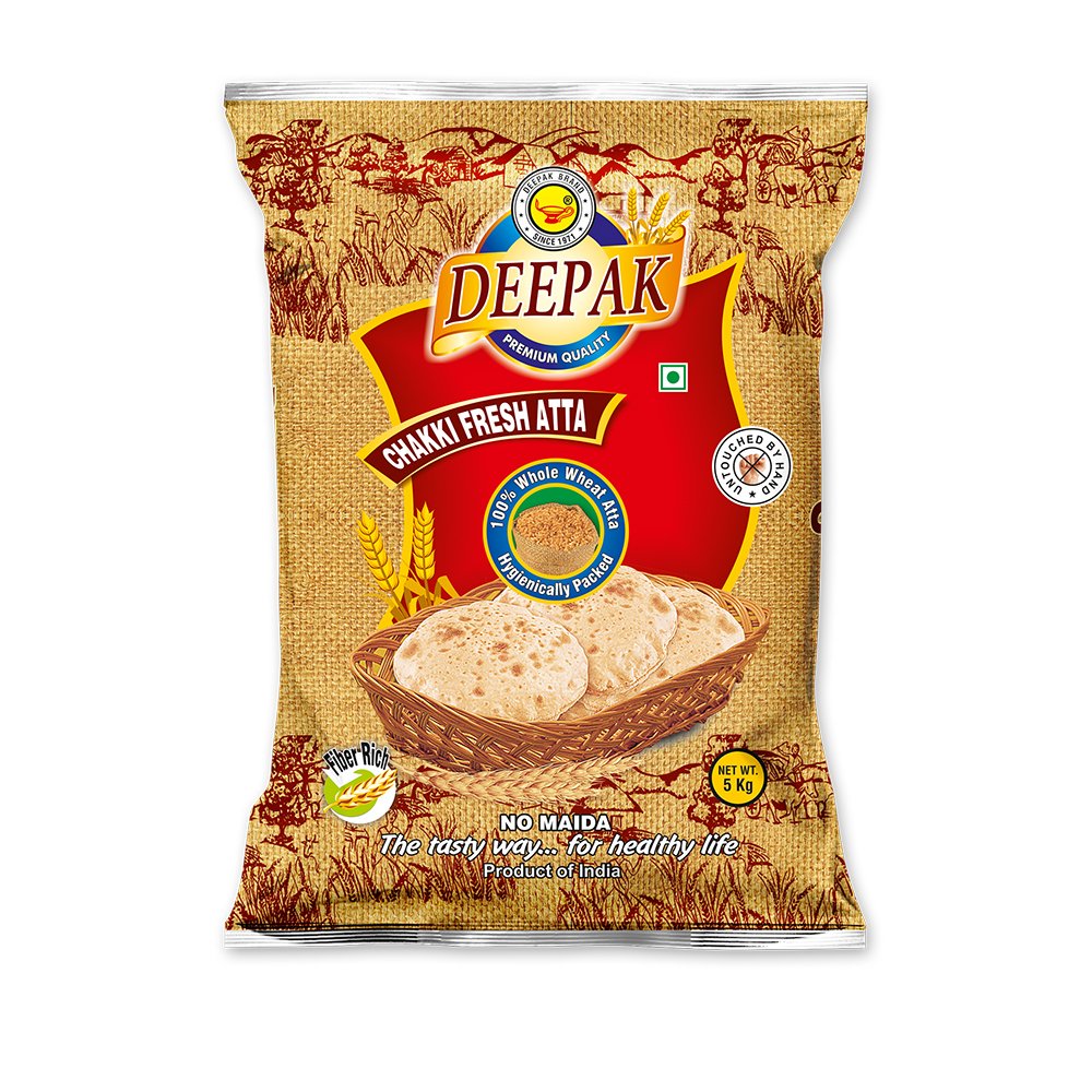 Chakki Fresh Atta Manufacturer | Whole Wheat Atta by Deepak