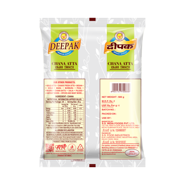 Top Rated Chana Atta Manufacturer in India – Deepak Brand