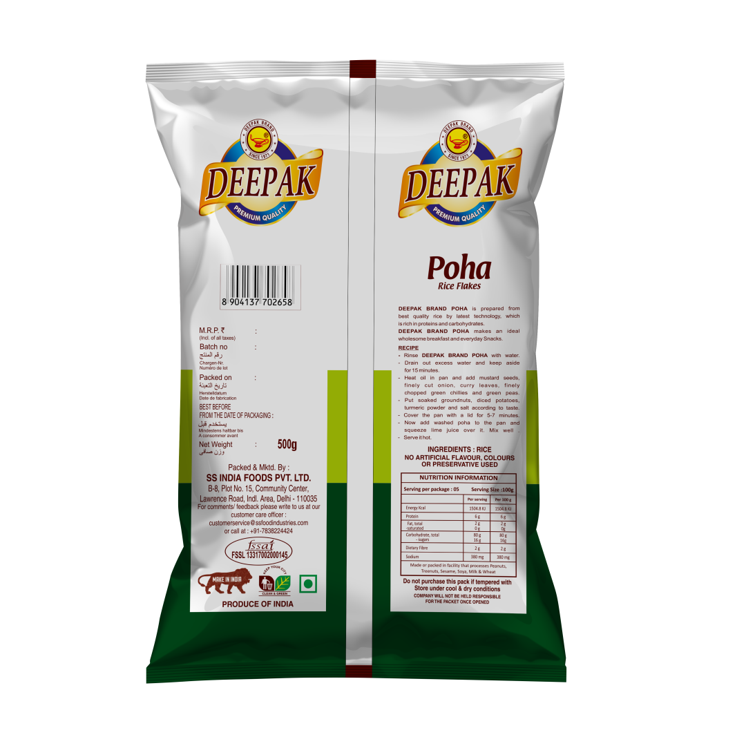 Best Poha Manufacturer in India | Deepak Brand