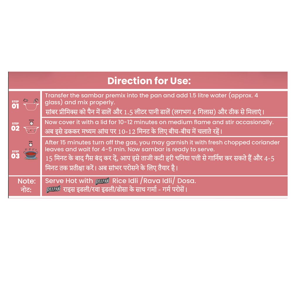 Best Sambar Instant Mix Manufacturer in India | Deepak