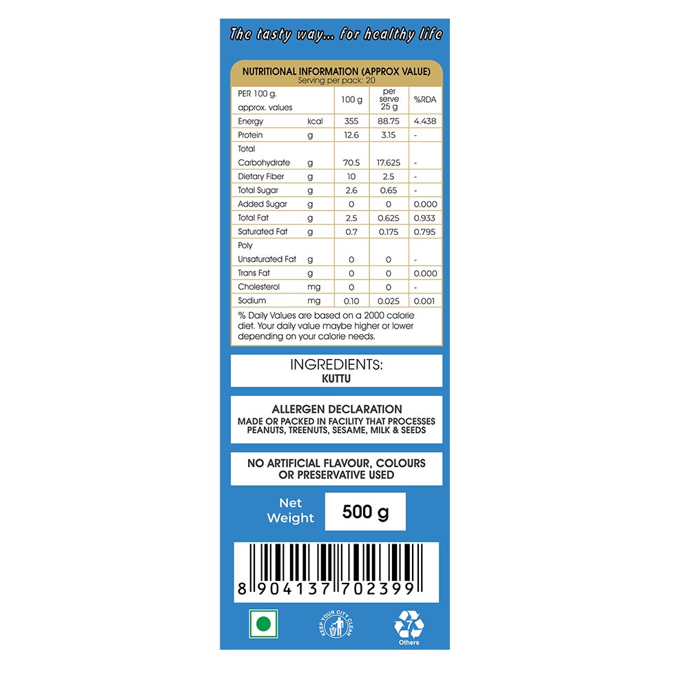 Best Kuttu Atta Manufacturer in India – Deepak Brand Best Kuttu Atta Manufacturer in India – Deepak Brand