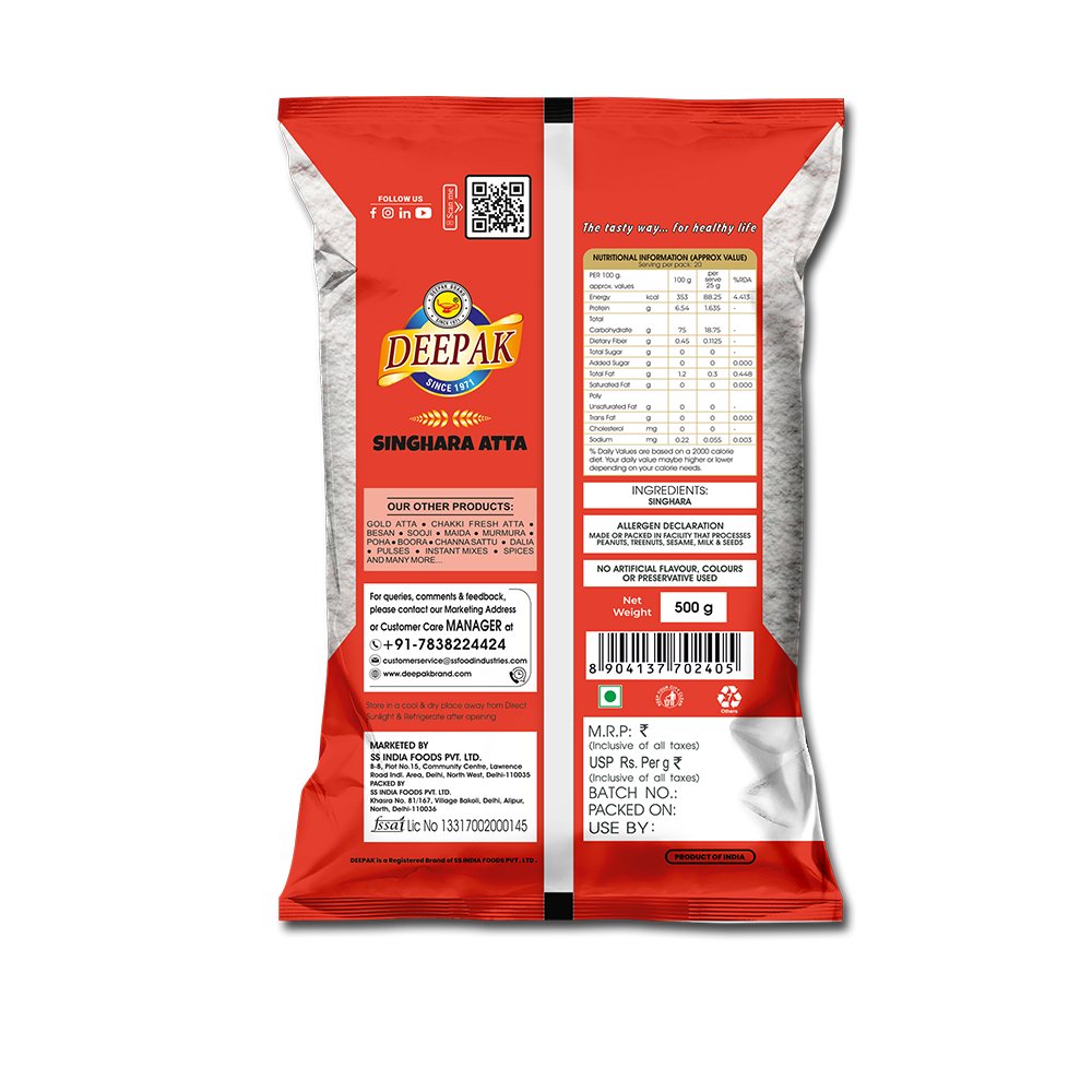 Singhara Atta Manufacturer | Pure & Nutritious Vrat-Friendly Flour