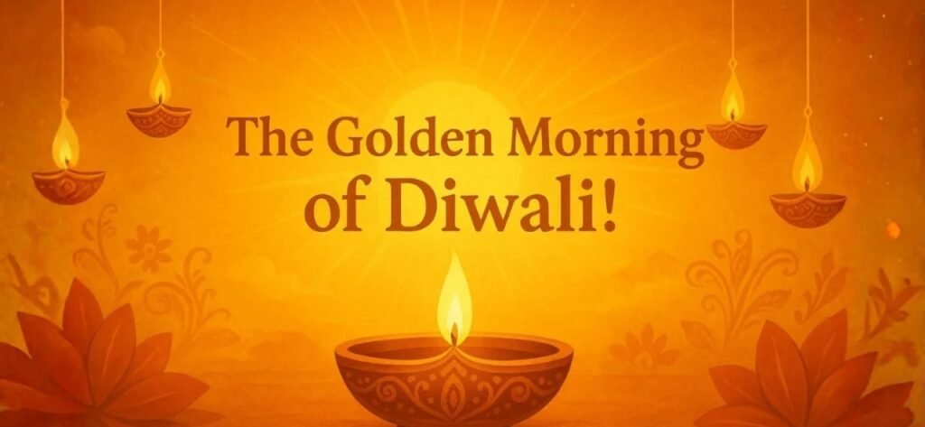 The Golden Morning of Diwali!