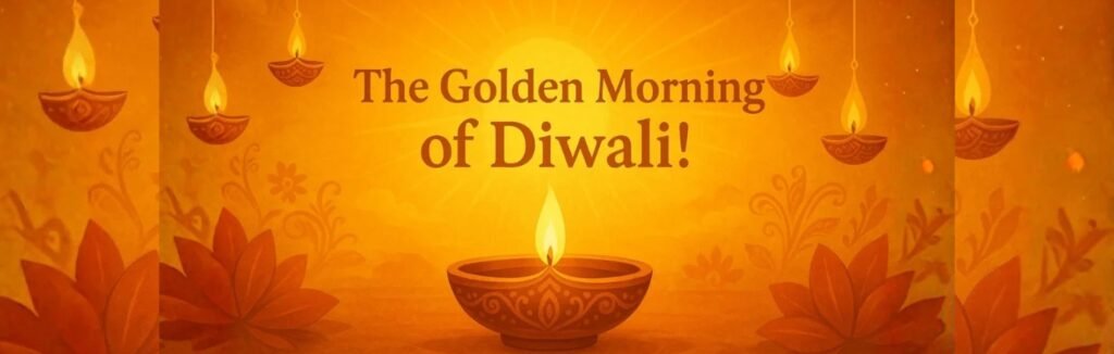 The Golden Morning of Diwali!