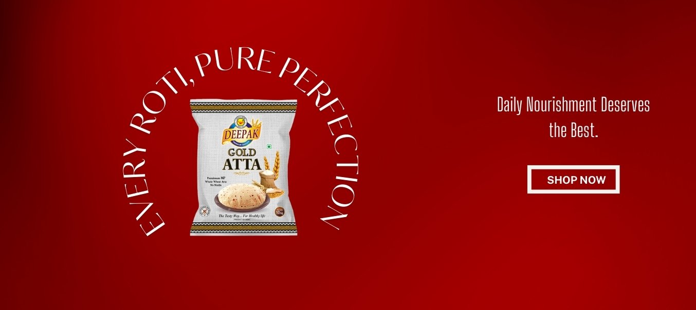 Red and White Illustrated Navratri Banner Landscape For DEEPAK BRAND