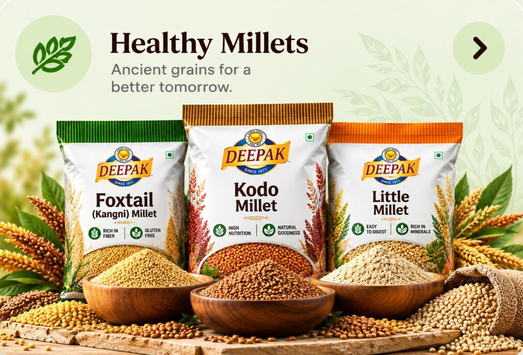Deepak Brand – Nutritious MP Flours, Pulses & More Manufacturer